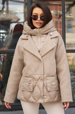 Недорогой пуховик с капюшоном зима 2025-2026 Недорогой пуховик с капюшоном зима 2025-2026