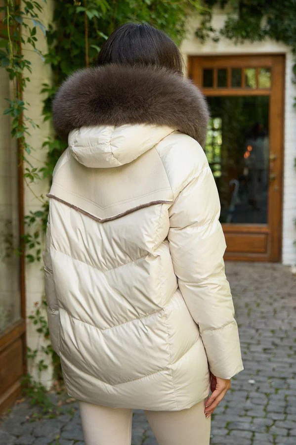 Брендовый пуховик на зиму 2025-2026