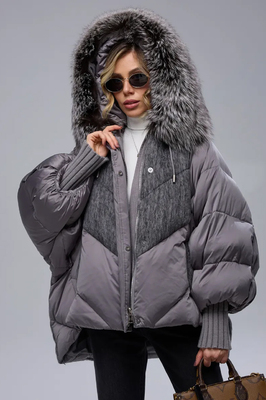 Пуховик пальто с мехом Пуховик пальто с мехом